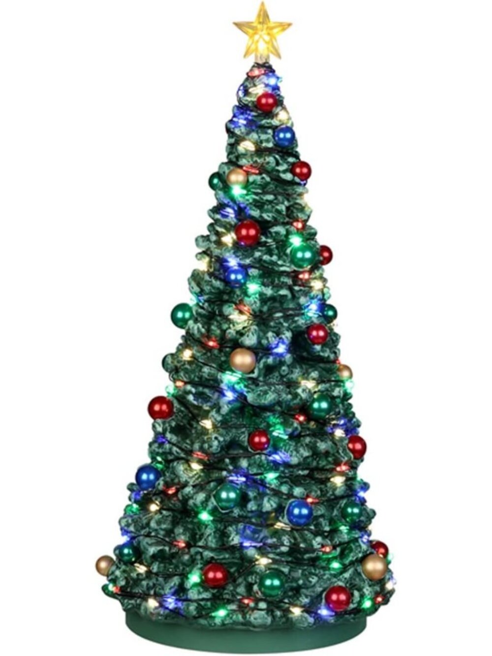 Battery Operated Outdoor Holiday Tree - Festive Decor for Christmas & Winter